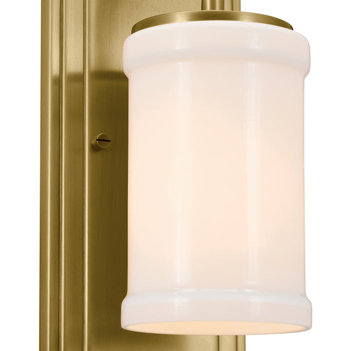 Kichler 12 Inch One Light Wall Sconce with Opal Glass