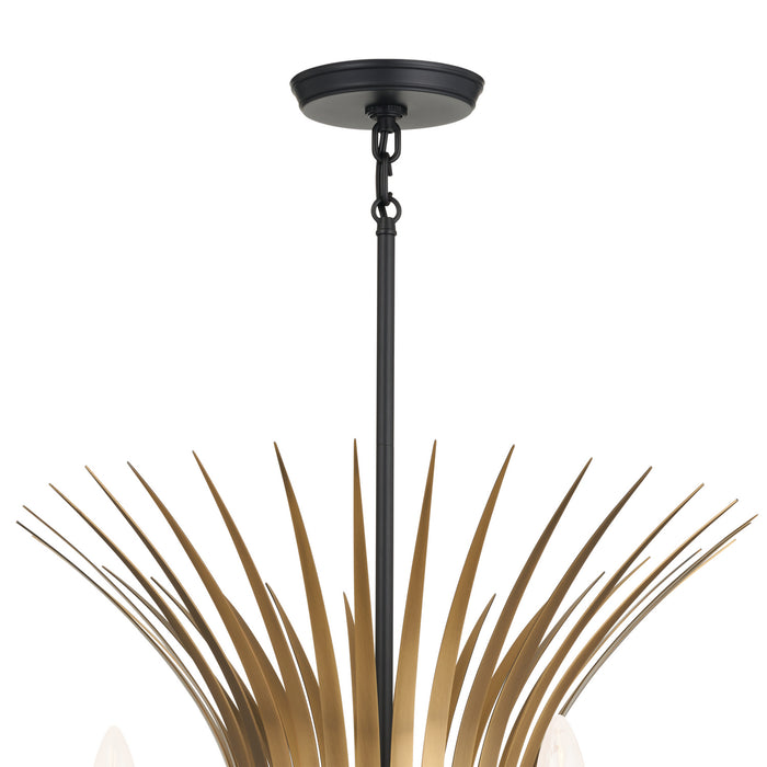 Kichler 21.5 Inch Ten Light Chandelier In Two Tone Finish