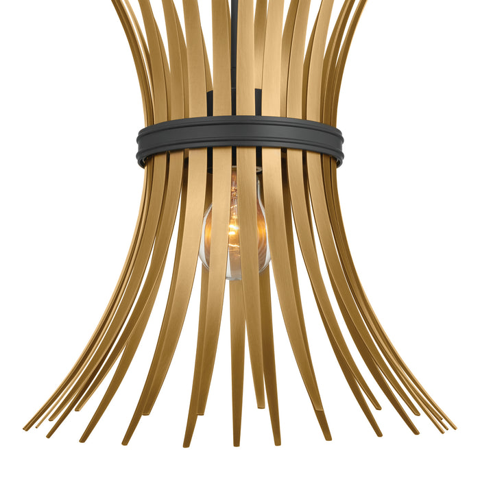 Kichler 16.25 Inch One Light Pendant In Two Tone Finish