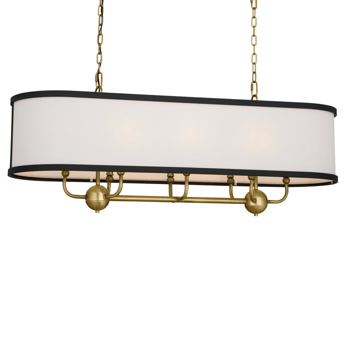 Kichler 16 Inch Eight Light Linear Chandelier