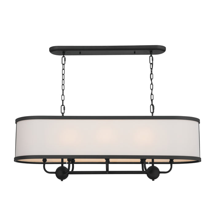 Kichler 16 Inch Eight Light Linear Chandelier