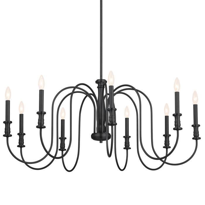 Kichler 19.25 Inch Nine Light Chandelier