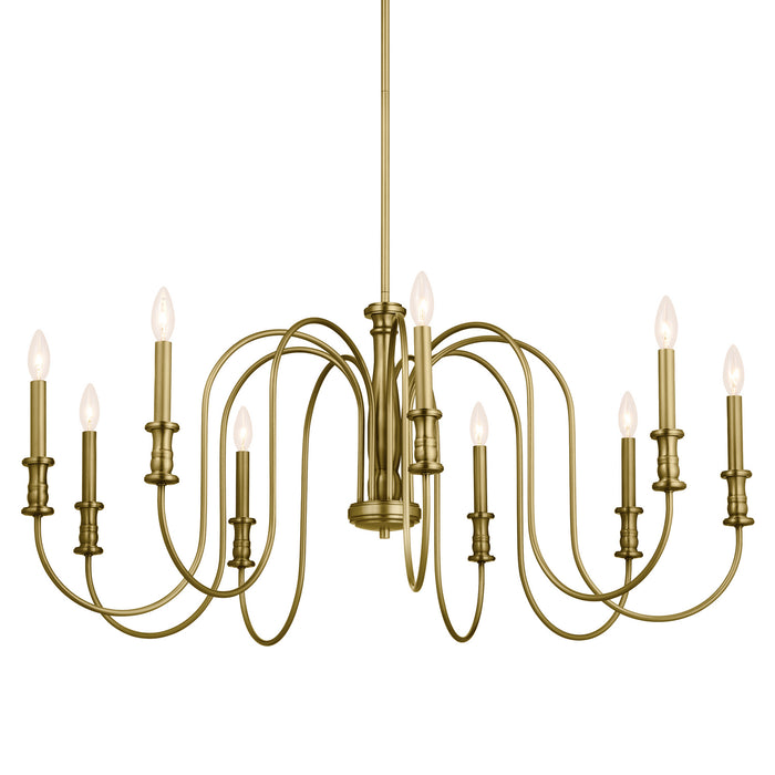 Kichler 19.25 Inch Nine Light Chandelier