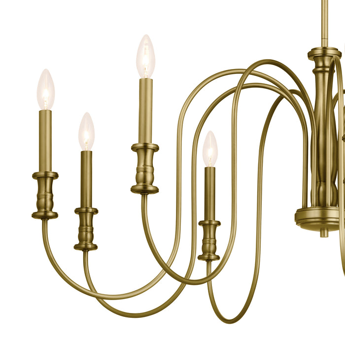 Kichler 19.25 Inch Nine Light Chandelier