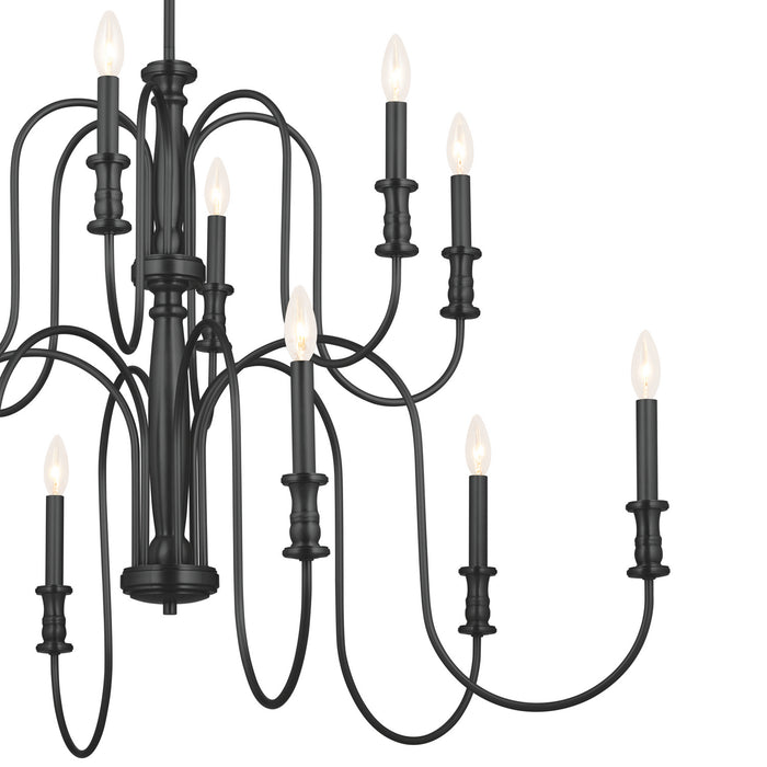 Kichler 29.75 Inch 12 Light Chandelier