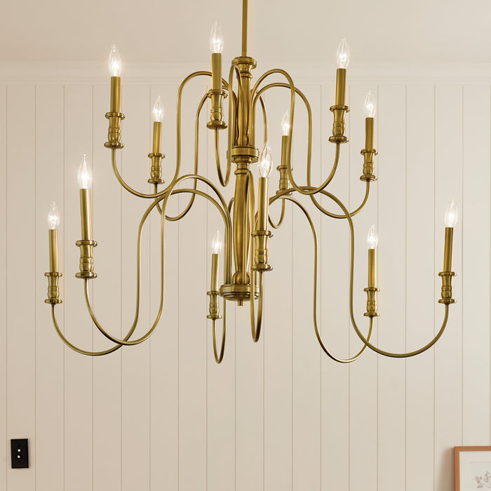 Kichler 29.75 Inch 12 Light Chandelier