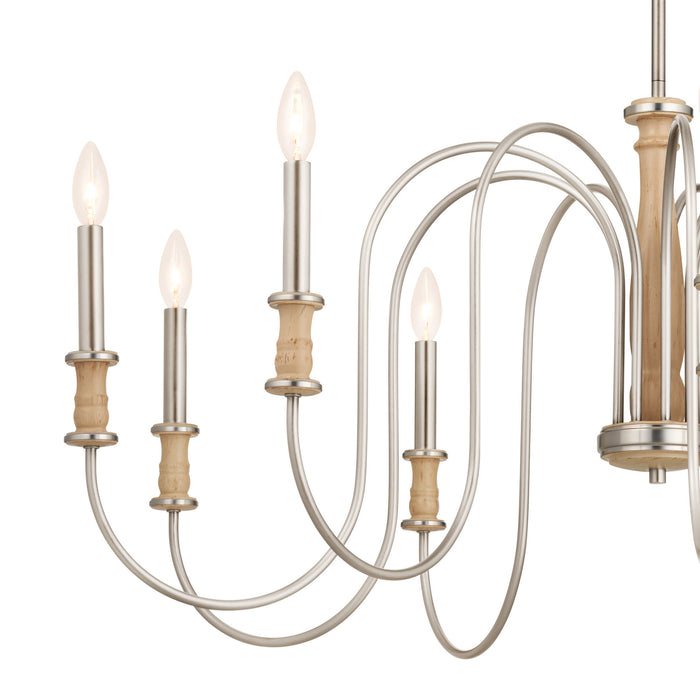 Kichler 19.25 Inch Nine Light Chandelier