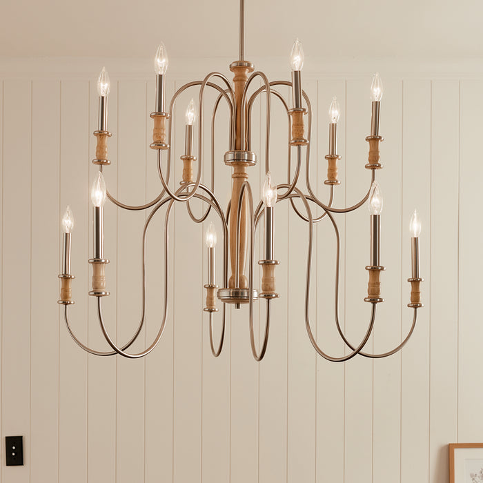 Kichler 29.75 Inch 12 Light Chandelier