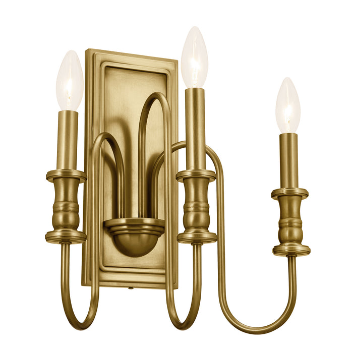 Kichler 14.5 Inch Three Light Wall Sconce