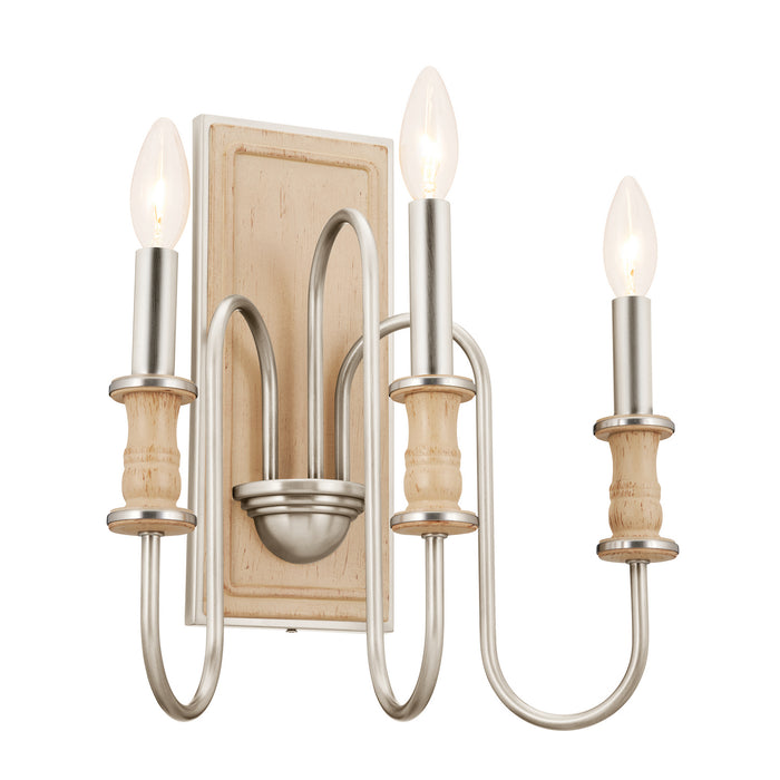 Kichler 14.5 Inch Three Light Wall Sconce