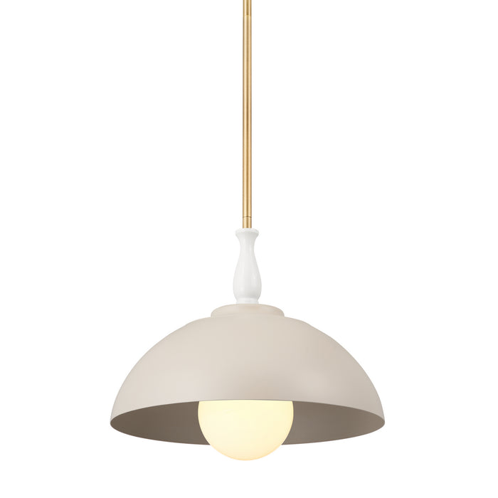 Kichler 14 Inch One Light Pendant with Adjustable Height