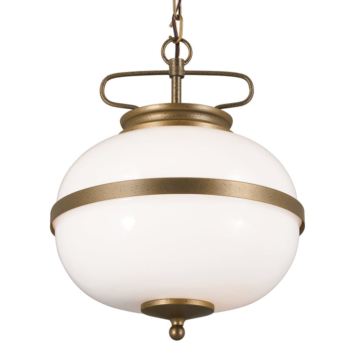 Kichler 12.25 Inch Two Light Pendant with Clean Opal Glass