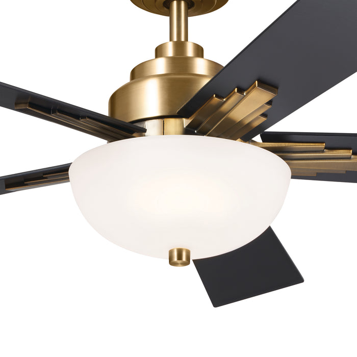 Kichler 52 Inch Ceiling Fan with Dimmable 3000K LED light