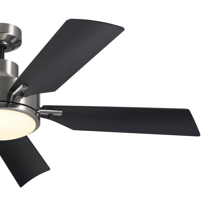 Kichler 56 Inch Ceiling Fan with Steel Body and Lightweight, Contoured ABS Blades