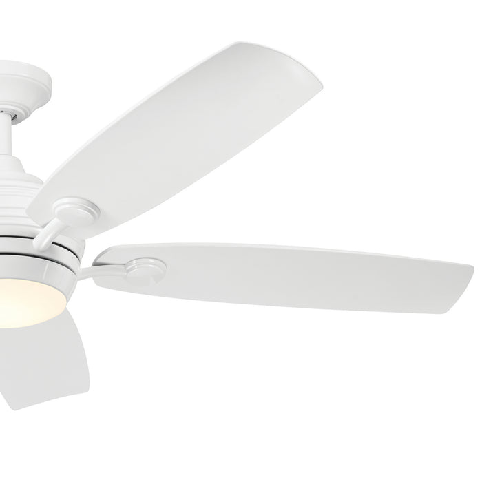 Kichler 56 Inch Ceiling Fan with 4-Inch Integrated, Dimmable 3000K LED Light