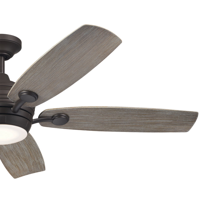 Kichler 56 Inch Ceiling Fan with 4-Inch Integrated, Dimmable 3000K LED Light