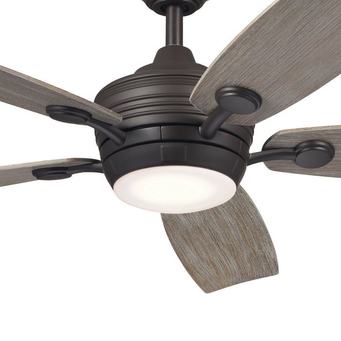 Kichler 56 Inch Ceiling Fan with 4-Inch Integrated, Dimmable 3000K LED Light