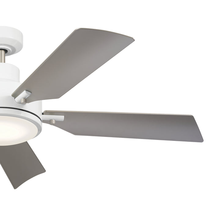 Kichler 56 Inch Ceiling Fan with Steel Body and Lightweight, Contoured ABS Blades