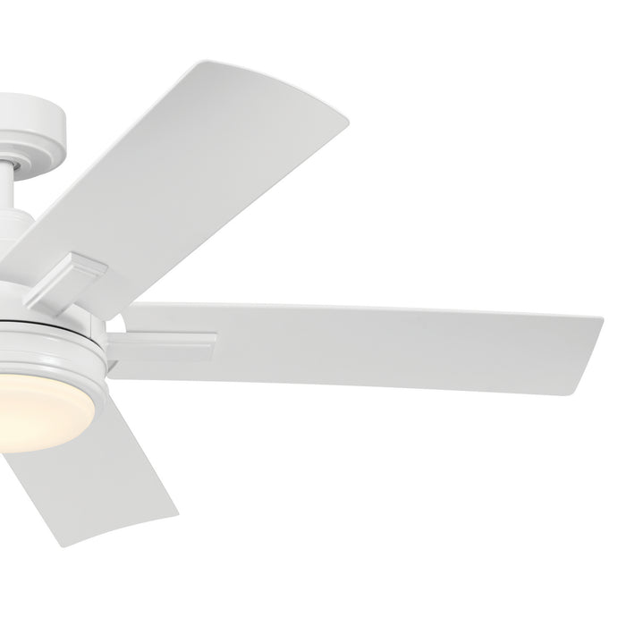 Kichler 52 Inch Ceiling Fan with Steel Body and Lightweight ABS Blades