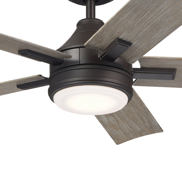 Kichler 52 Inch Ceiling Fan with Steel Body and Lightweight ABS Blades