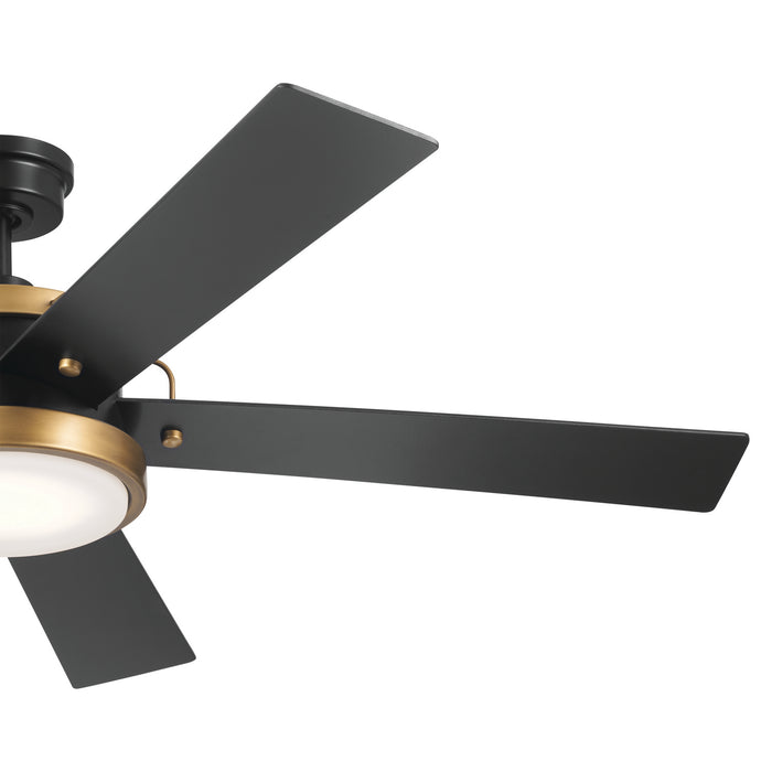 Kichler 56 Inch Ceiling Fan with 8 Inch Integrated, Dimmable 3000K LED Light