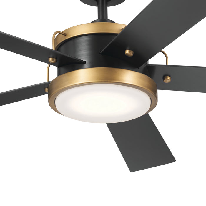 Kichler 56 Inch Ceiling Fan with 8 Inch Integrated, Dimmable 3000K LED Light