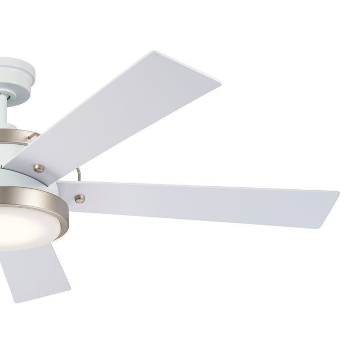 Kichler 56 Inch Ceiling Fan with 8 Inch Integrated, Dimmable 3000K LED Light