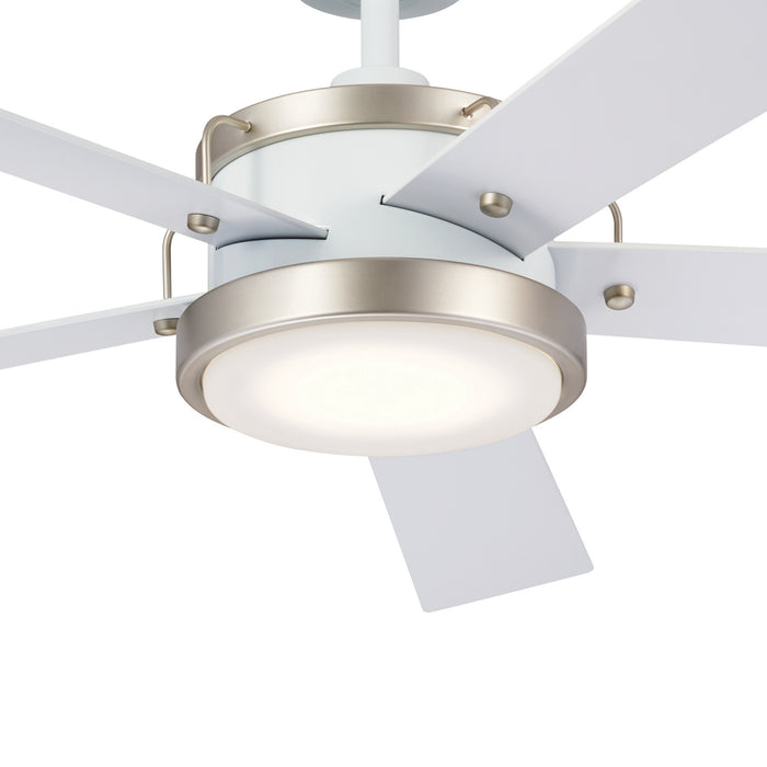 Kichler 56 Inch Ceiling Fan with 8 Inch Integrated, Dimmable 3000K LED Light