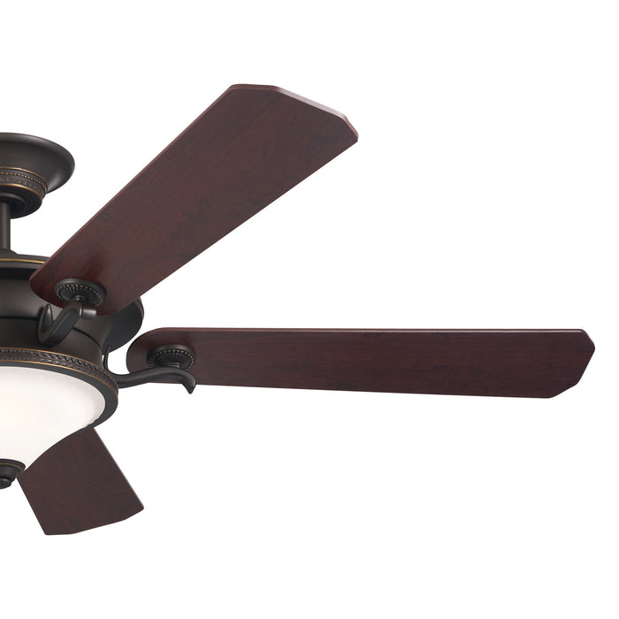 Kichler 60 Inch Ceiling Fan with 8-Inch Integrated, Dimmable 3000K LED light