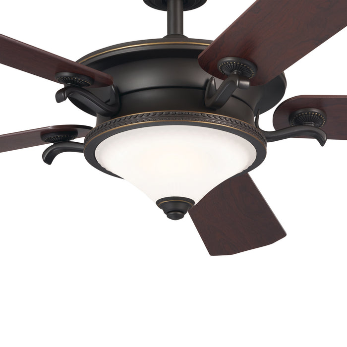 Kichler 60 Inch Ceiling Fan with 8-Inch Integrated, Dimmable 3000K LED light