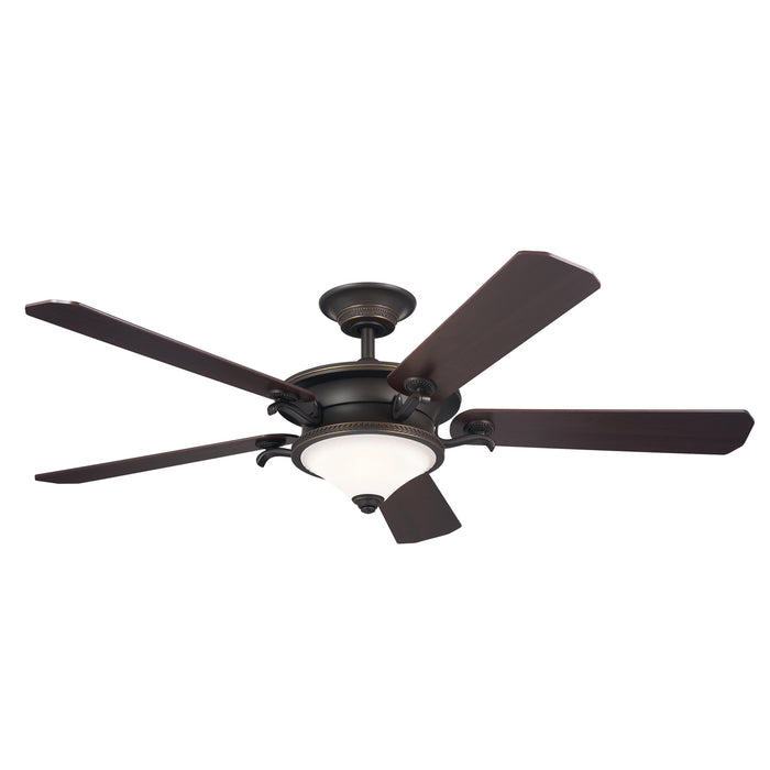 Kichler 60 Inch Ceiling Fan with 8-Inch Integrated, Dimmable 3000K LED light