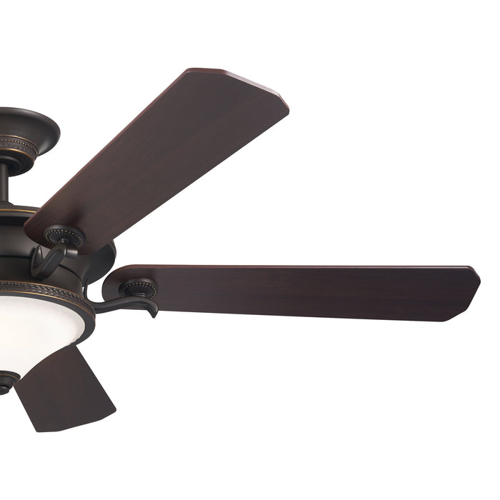 Kichler 60 Inch Ceiling Fan with 8-Inch Integrated, Dimmable 3000K LED light