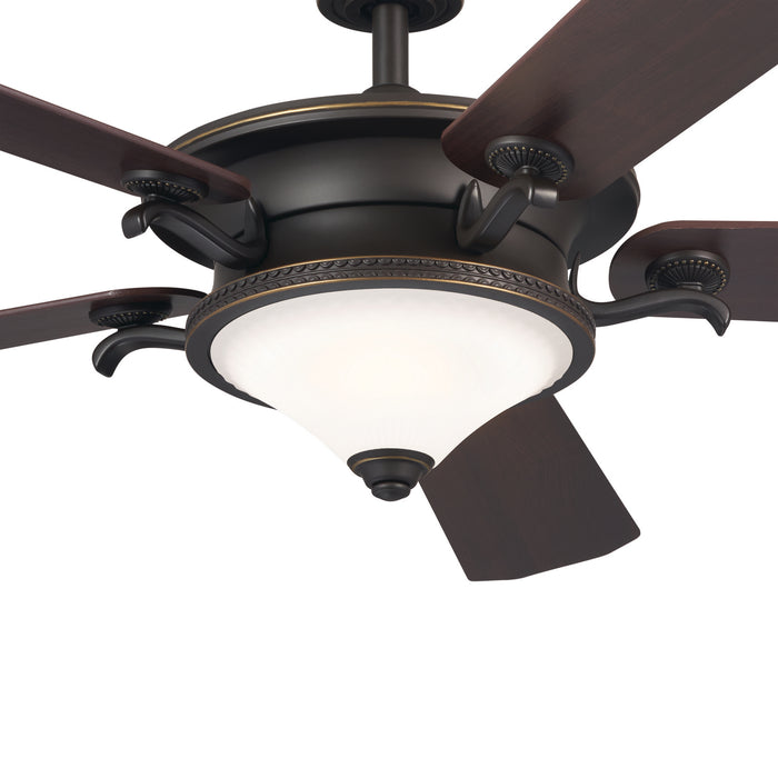 Kichler 60 Inch Ceiling Fan with 8-Inch Integrated, Dimmable 3000K LED light