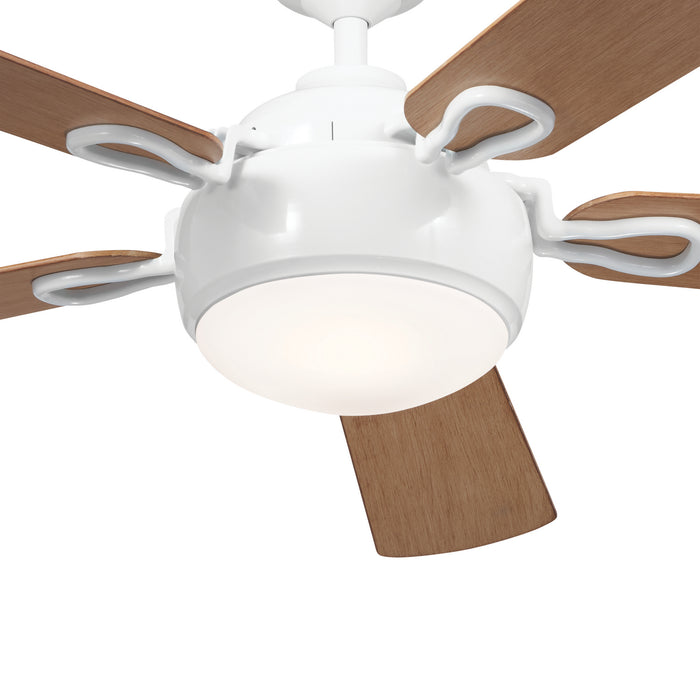 Kichler 60 Inch Ceiling Fan with Steel body and Plywood Blades