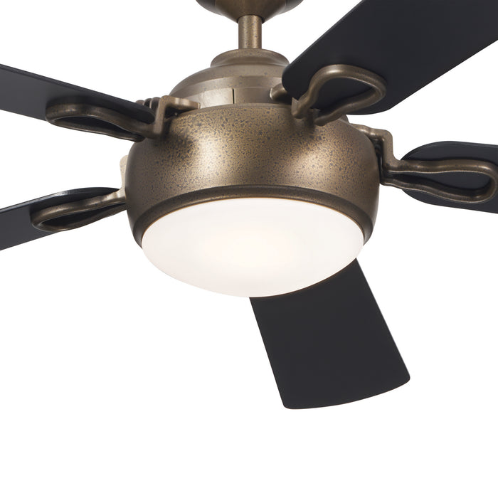 Kichler 60 Inch Ceiling Fan with Steel body and Plywood Blades