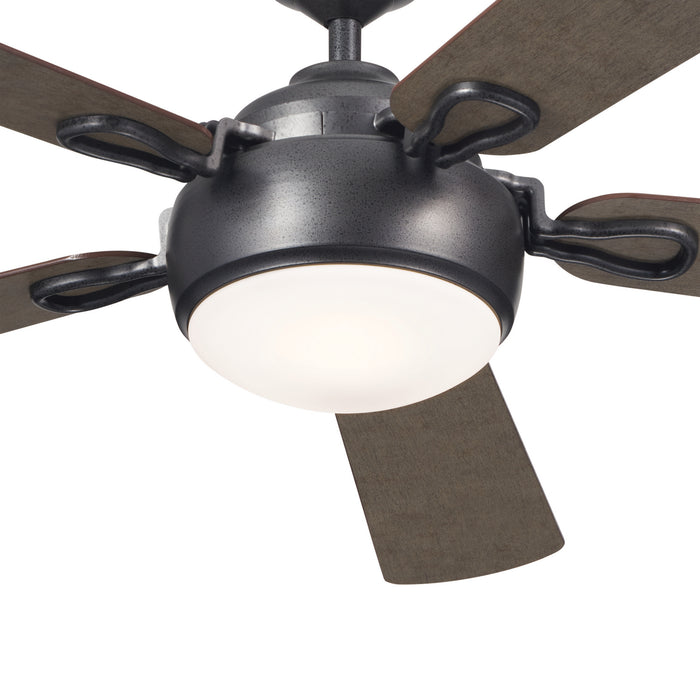 Kichler 60 Inch Ceiling Fan with Steel body and Plywood Blades