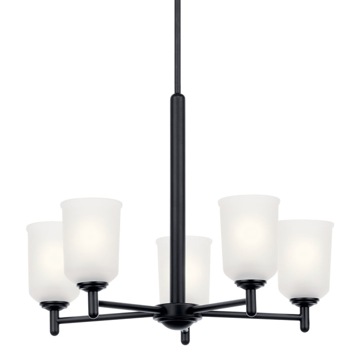 Kichler Five Light Chandelier with Removable Glass