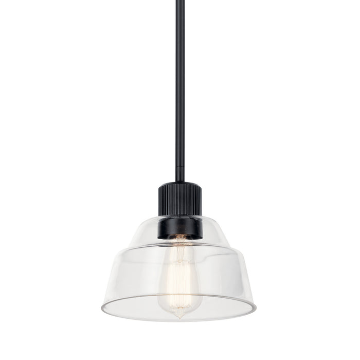 Kichler 7.25 Inch One Light Mini Pendant with Clear Glass