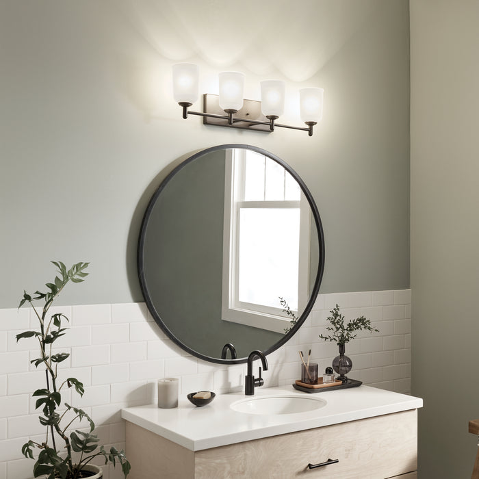 Kichler 29.75 Inch Four Light Bath with Removable Glass