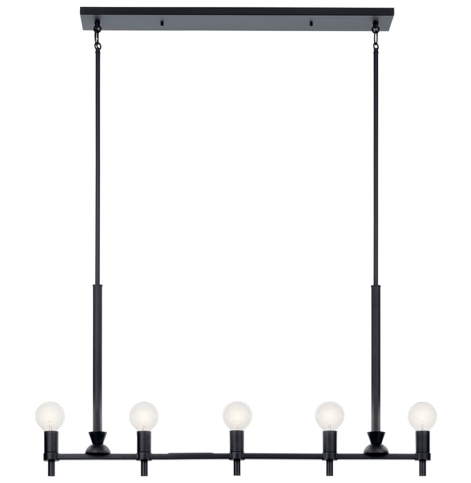 Kichler 21.25 Inch Five Light Linear Chandelier