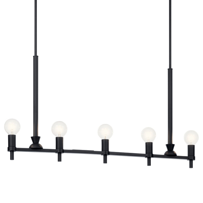 Kichler 21.25 Inch Five Light Linear Chandelier