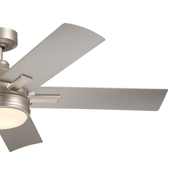 Kichler 52 Inch Ceiling Fan with 4 Inch Integrated, Dimmable 3000K LED