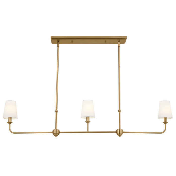 Kichler 4.5 Inch Three Light Linear Chandelier