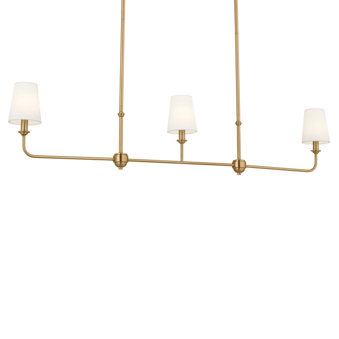 Kichler 4.5 Inch Three Light Linear Chandelier