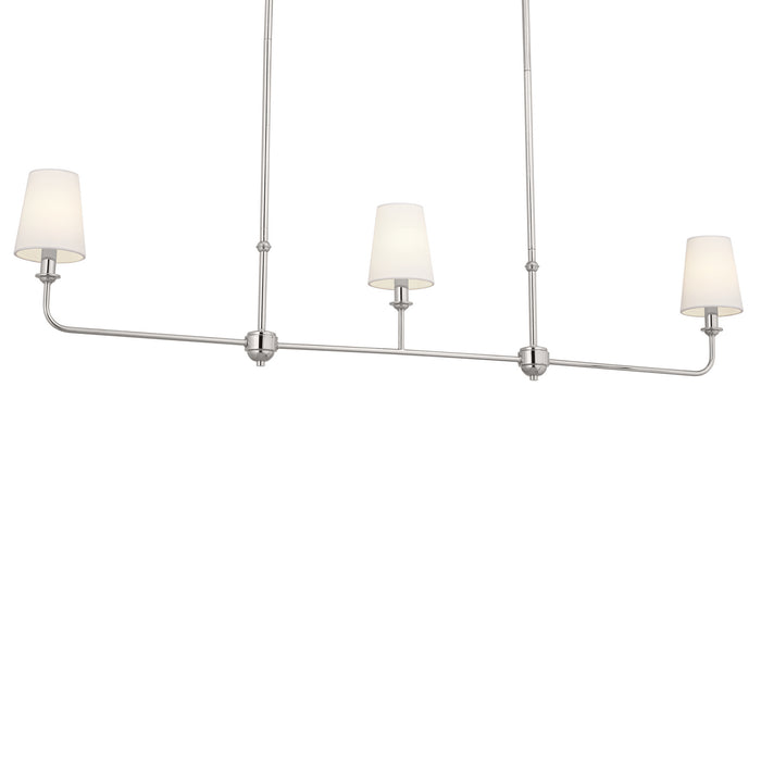 Kichler 4.5 Inch Three Light Linear Chandelier