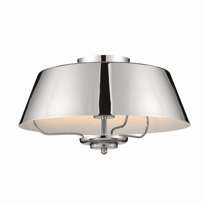 Kichler 16 Inch Three Light Convertible Pendant To Semi Flush Mount