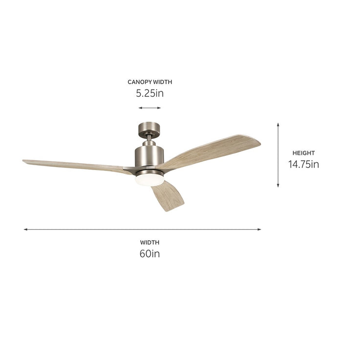 Kichler 60 Inch 3 Blade Indoor Ceiling Fan