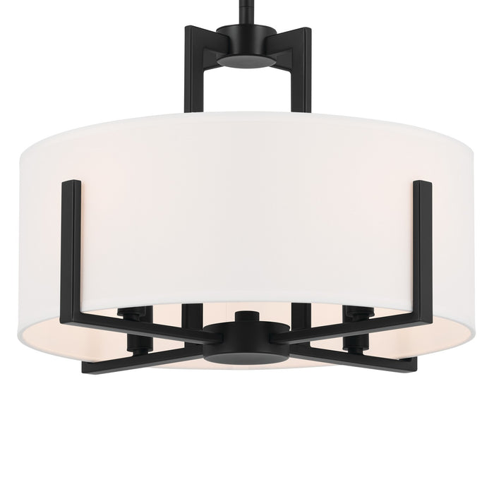 Kichler 15.5 Inch Four Light Semi Flush Mount