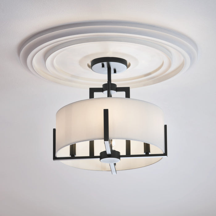 Kichler 15.5 Inch Four Light Semi Flush Mount