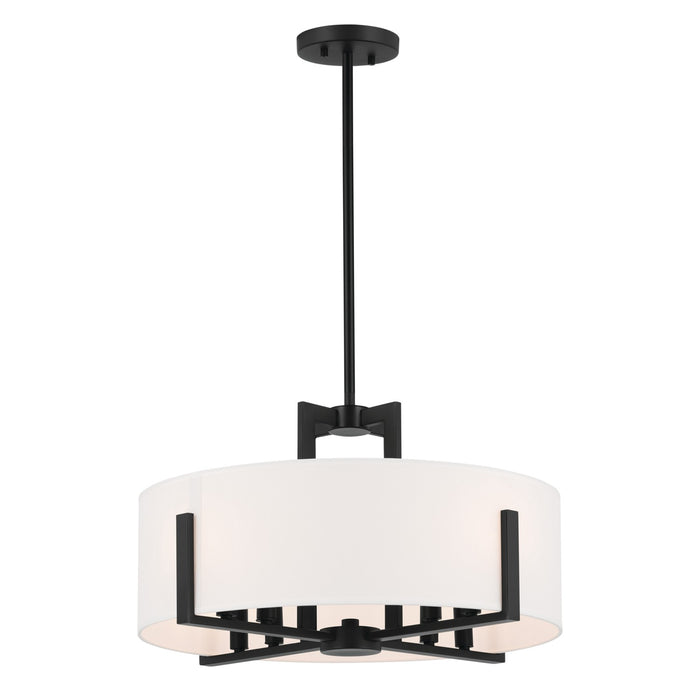 Kichler 20 Inch Eight Light Semi Flush Mount